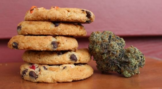 Cannabis infused cookies